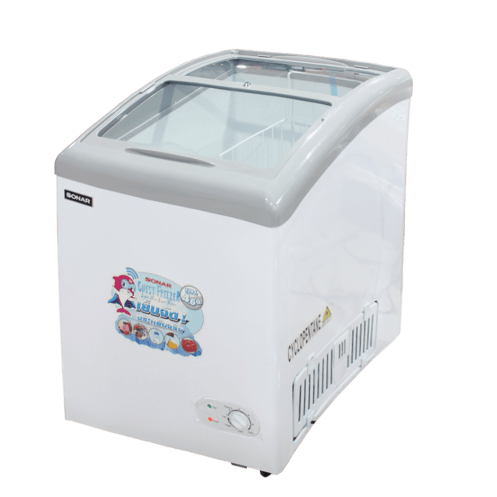 ตู้แช่แข็ง ฝากระจก SONAR รุ่น SD-128G ขนาด 128 ลิตร 4.6 คิว สีขาว_5